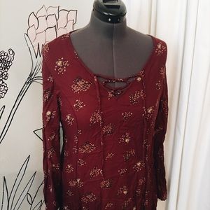 Old Navy Long Sleeve Floral Dress